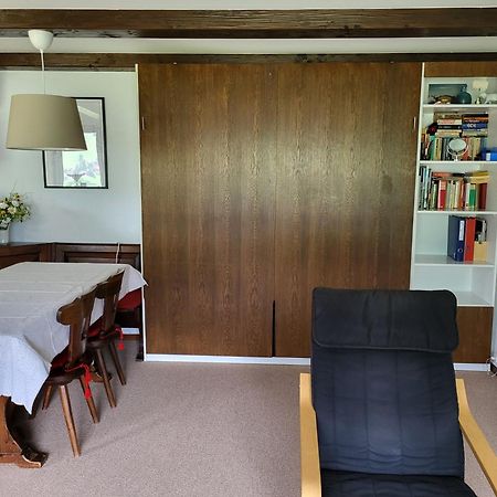 Appartement In Hus Signal Met Prachtig Uitzicht Op De Bergen Klosters Dış mekan fotoğraf