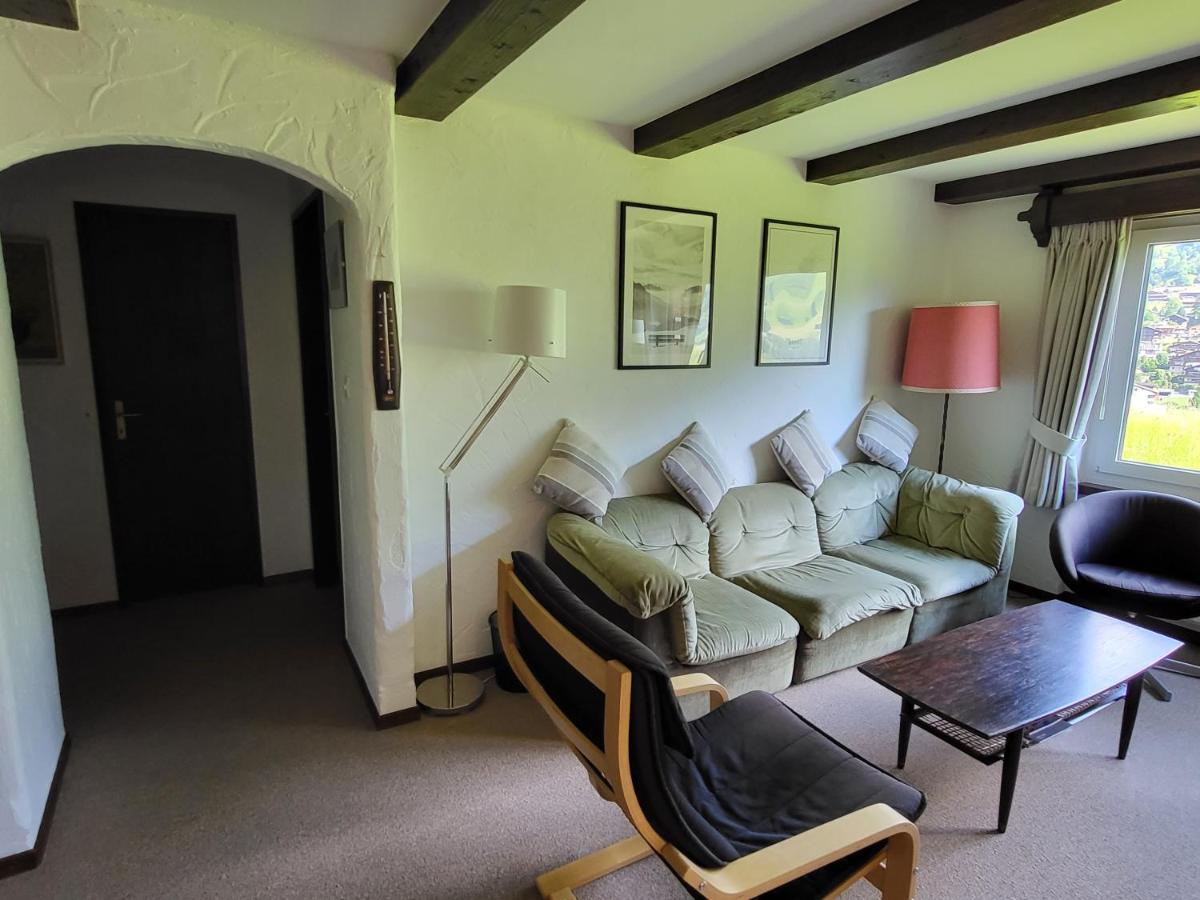 Appartement In Hus Signal Met Prachtig Uitzicht Op De Bergen Klosters Dış mekan fotoğraf