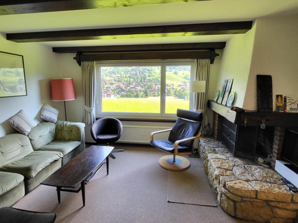 Appartement In Hus Signal Met Prachtig Uitzicht Op De Bergen Klosters Dış mekan fotoğraf