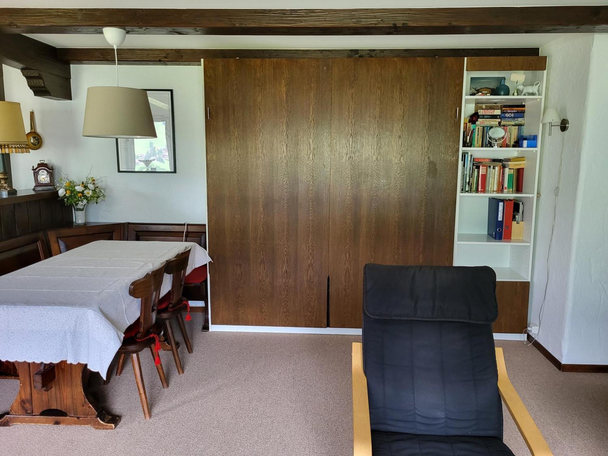 Appartement In Hus Signal Met Prachtig Uitzicht Op De Bergen Klosters Dış mekan fotoğraf