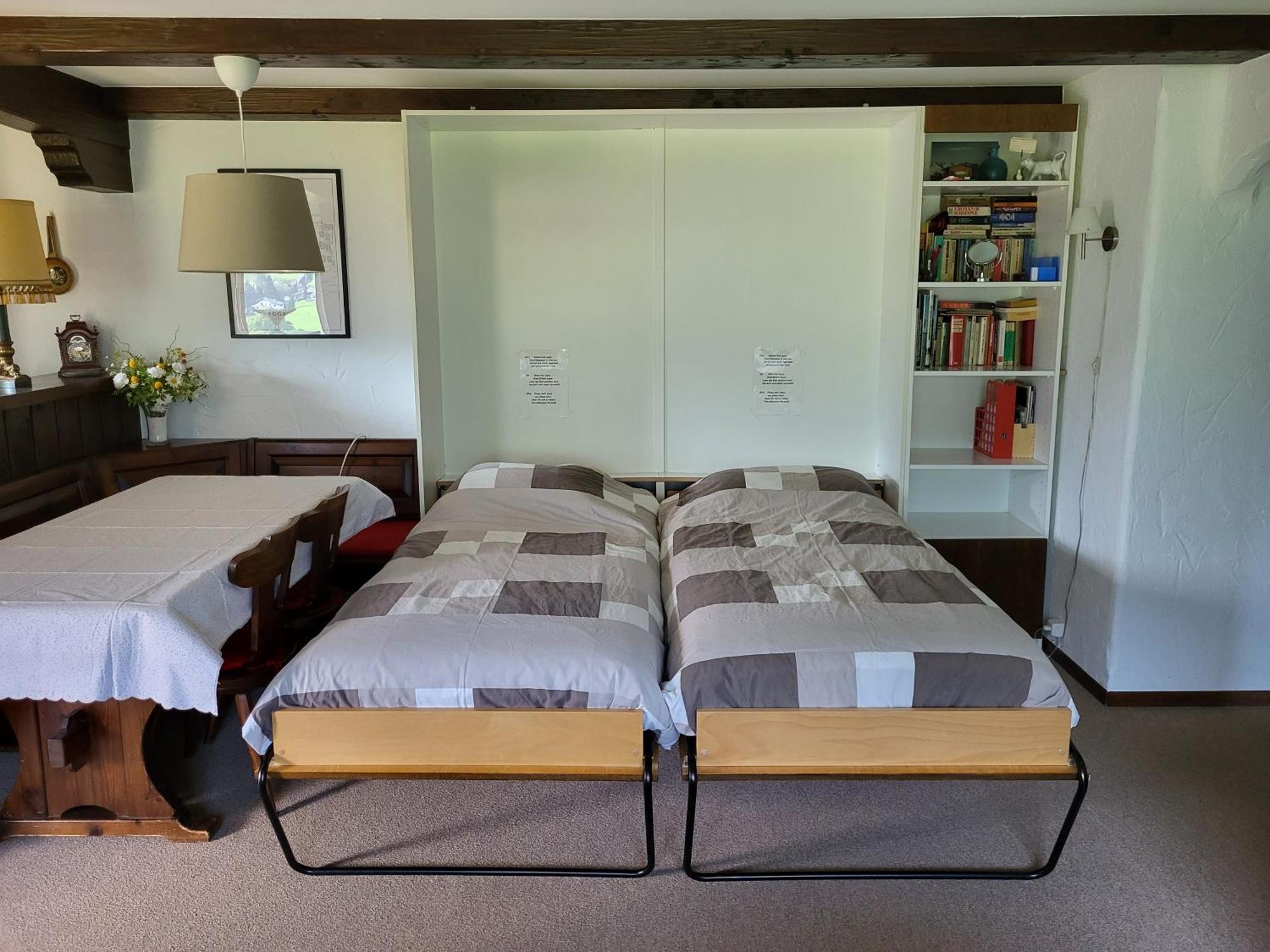 Appartement In Hus Signal Met Prachtig Uitzicht Op De Bergen Klosters Dış mekan fotoğraf